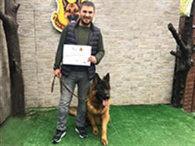 Kubilay Bey'in full eğitimli Alman Çoban Köpeği Pusat