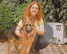 Sibel Hanım, Alman Çoban Köpeğine kavuştu